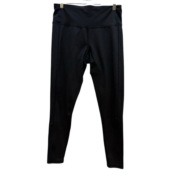Champion Women L Black Ankle Length Rear back Zipper Pocket Athletic Gym - Picture 1 of 8